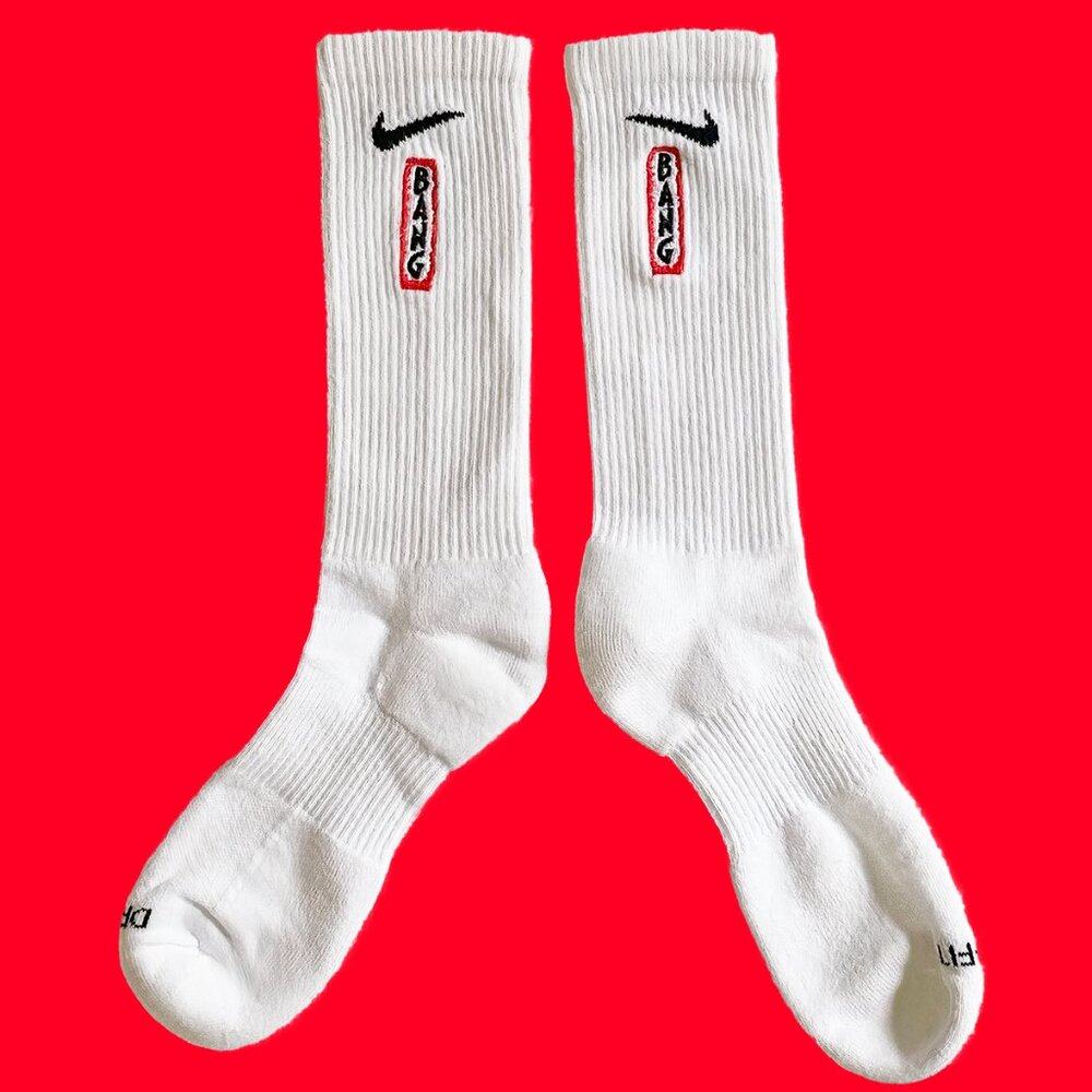 BANG Embroidered Socks | Customized Socks